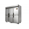 银都六门双机单温冰箱 经济款 商用冰箱 厨房冰箱