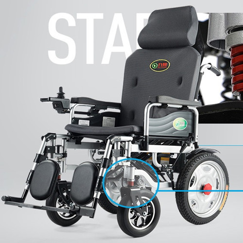 九圆电动轮椅车智能全自动折叠轻便老年老人代步车四轮